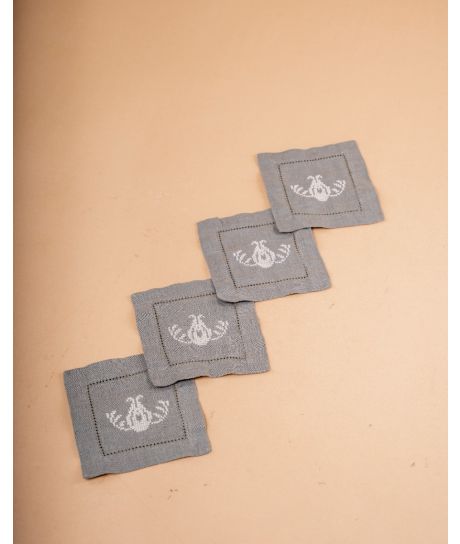 Pigeon River Designs Linen Coasters - Thumbnail 3