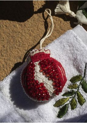 Handcrafted Pomegranate Ornament