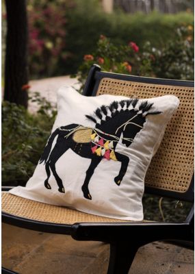Arabian Horse Cushion Cover