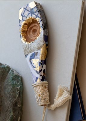 Decorative Wooden Mamoul Qaleb with Embroidery 