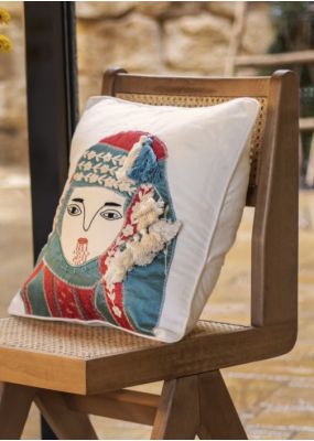 Bedouin Woman Cushion Cover