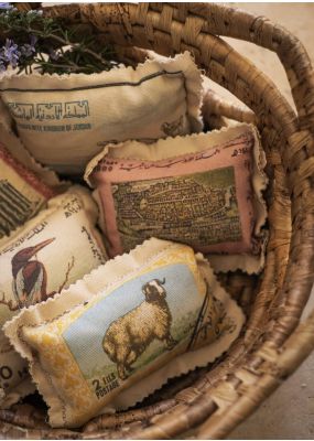 Jordanian Postage Stamp Lavender Sachet 