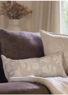 Fig Leaves Cushion Cover
