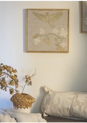 Hassoun and Fig Tree Embroiderd Wall Hanging 