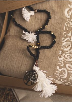 Prayer Beads with Tree of Life Charm 