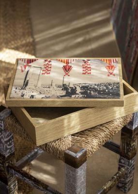 Amman Wooden Box with Embroidery