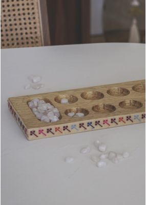 Mancala Game Set with Embroidery