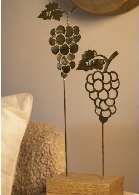 Double Grape Bunch Decorative Stand