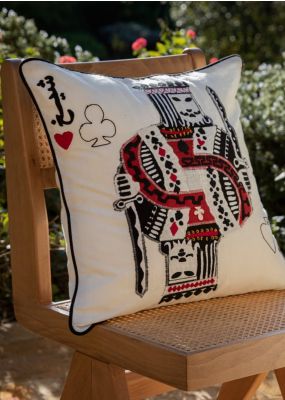 King of All Suits Cushion Cover