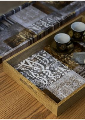 Ramadani Arabic Calligraphy Serving Tray