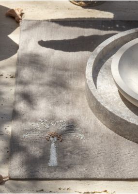 Palm Tree Embroidered Placemat