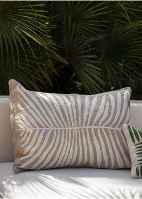 Palm Leaf Cushion Cover
