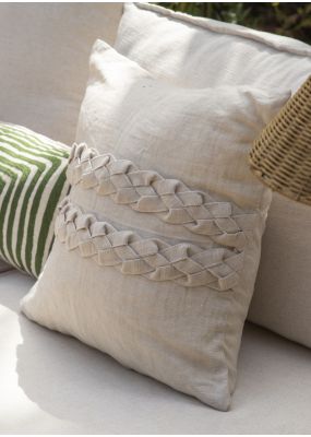 Braided Stripes Cushion Cover