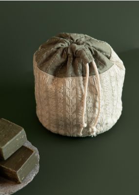 Sepals Hand-Embroidery Pouch Bag