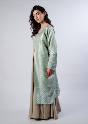 Zein Coat - Turquoise 