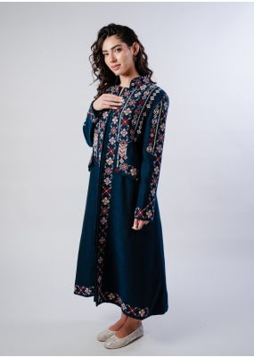 Wajd Coat - Navy Blue