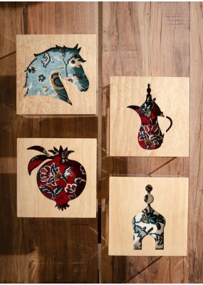 Plexi Box with Wooden Applique Lid