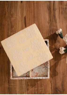 Floral Embroidered Wooden Keepsake Box