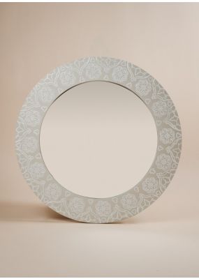Ajami Round Mirror