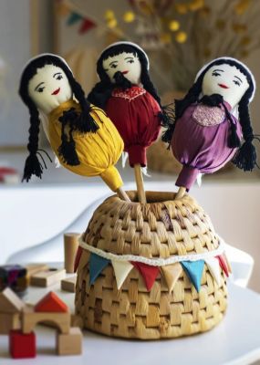 Traditional Doll on a Stick 