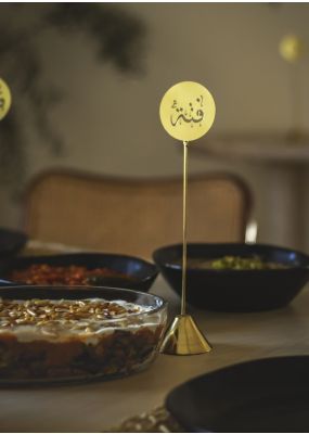 Engraved Metal Food Label Stand 