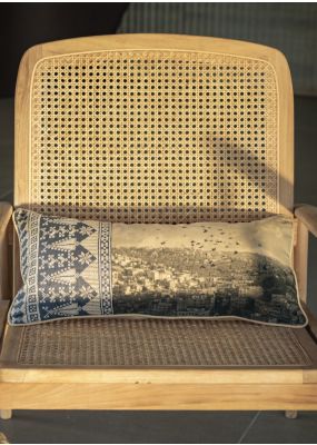 Jordan Heritage Cushion Cover with Beige Embroidery
