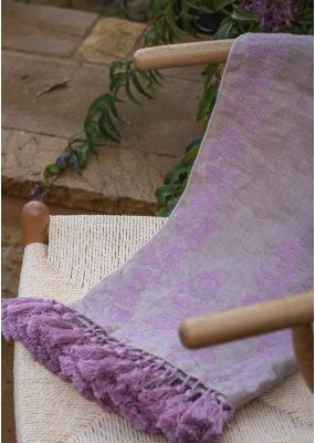 Floral Hand-Embroidered Shawl