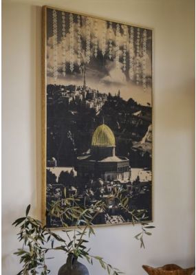 The Dome of the Rock Embroidered Wall Hanging 